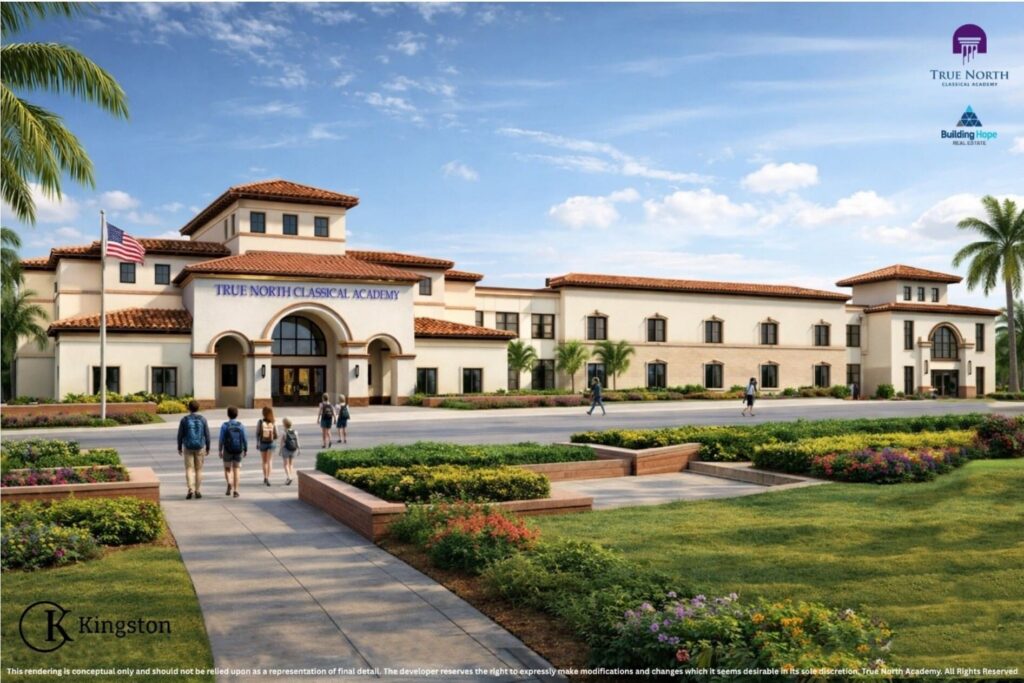 True North Academy outdoor lifestyle rendering